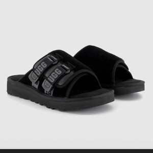 UGG GOLDENCOAST STRAP SLIDE SANDALS BLACK/Size MEN'S US 12 EU 45